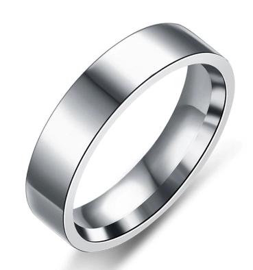 Polished Stainless Steel Ring CLASSIC