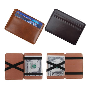 Leather Magic Wallet- Fashion