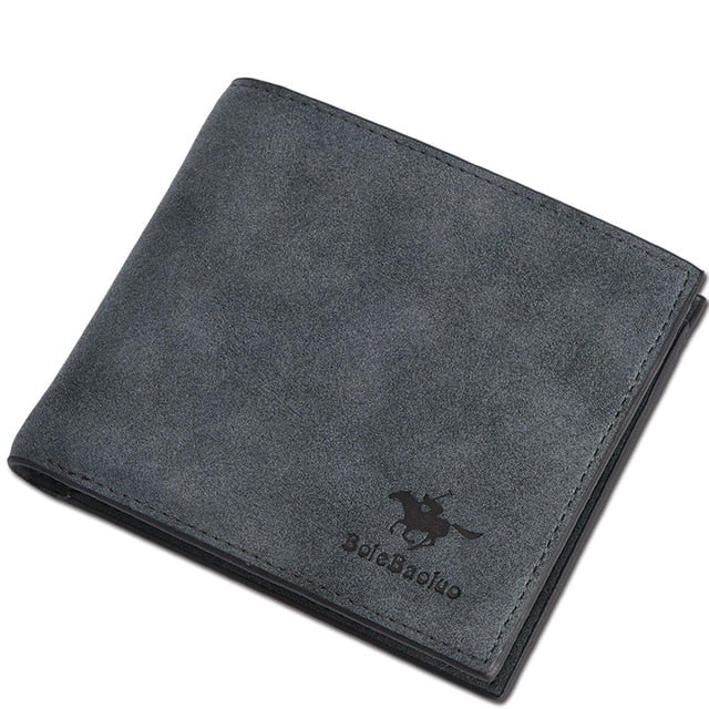 Genuine Leather Fashion wallet vertical multi-function