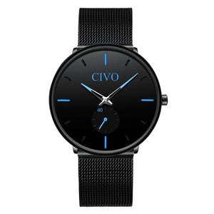 CIVO Ultra Slim Minimalist Quartz Watch TH MAN S CAVE